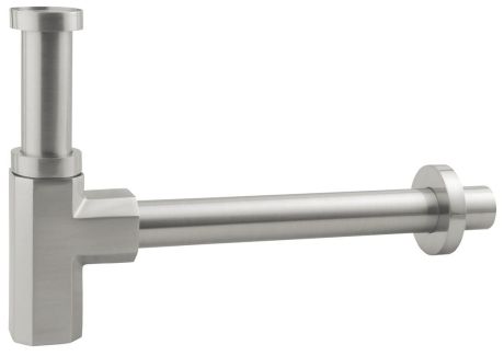 Przejdź do produktu SPY syfon umywalkowy 1'1/4, odpływ 32 mm, nikiel szczotkowany