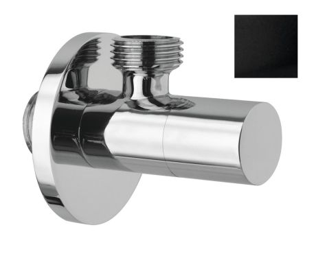 Przejdź do produktu Zawór kątowy, 3/8" x 1/2", czarny mat