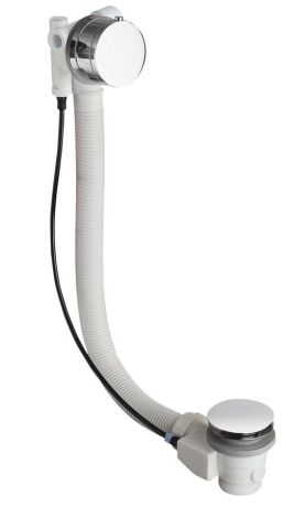 Przejdź do produktu MARBLE zestaw odpływowy z napełnianiem, automatyczny, długość 775mm, chrom
