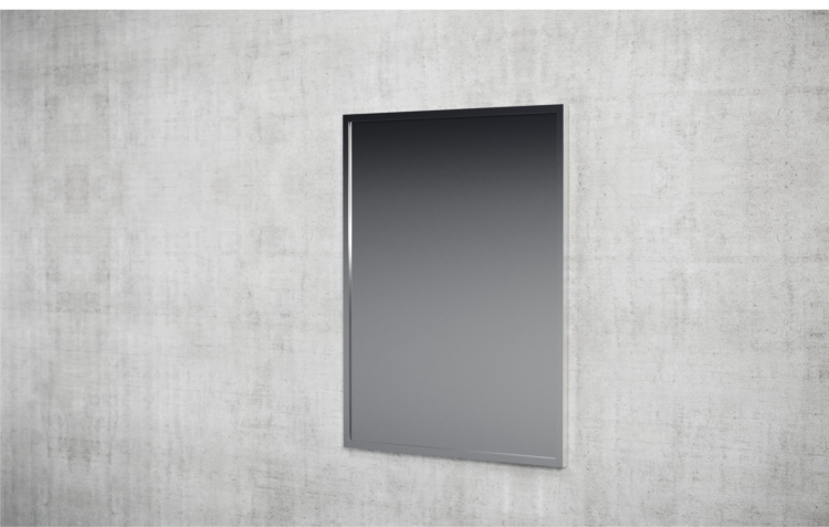 Lustro prostokątne 60x80 cm z aluminiową ramą w kolorze chrom MCJ Easy Alu 05