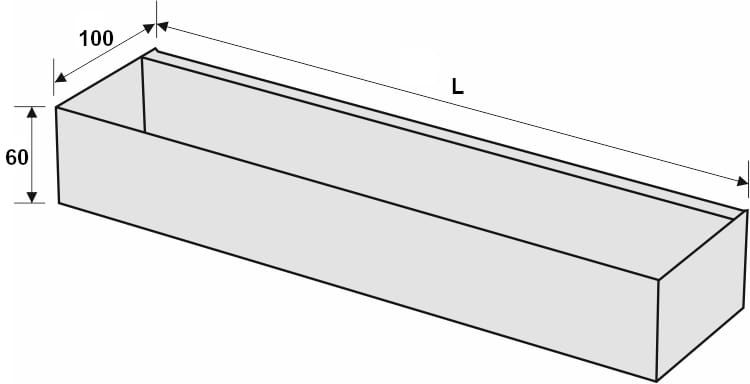 Półka łazienkowa na akcesoria 60x6x10 cm ze stali nierdzewnej lakierowanej na biało MCJ H60