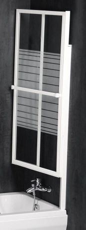 Przejdź do produktu VENUS 2 parawan wannowy pneumatyczny 1060mm, profil biały, szkło czyste