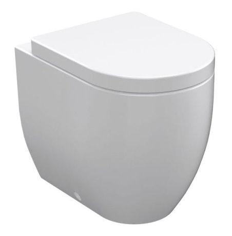 Przejdź do produktu FLO miska WC 36x51,5cm, odpływ poziomy/pionowy, biały