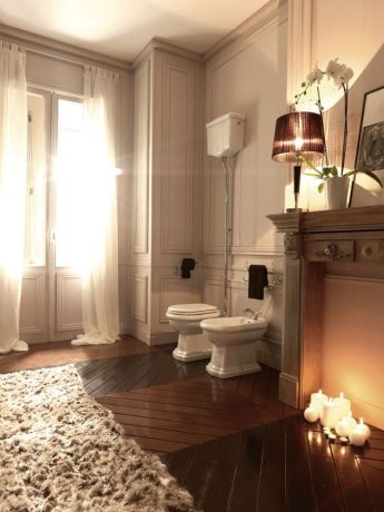 Przejdź do produktu RETRO misa WC 38,5x59cm, dolny odpływ, biały
