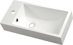 THIEMA umywalka kompozytowa 50x10x25cm, biała