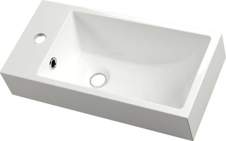 THIEMA umywalka kompozytowa 50x10x25cm, biała