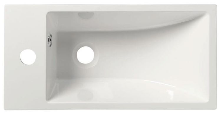 THIEMA umywalka kompozytowa 50x10x25cm, biała