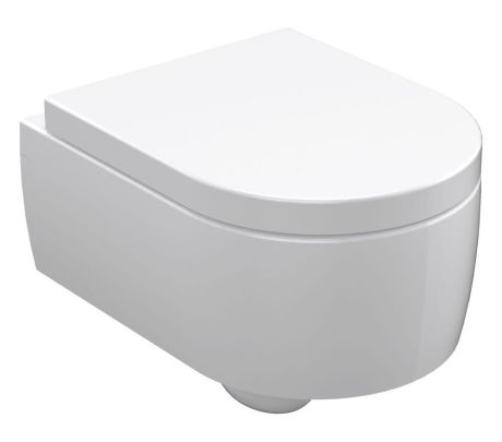 Przejdź do produktu FLO WC wiszące, 36x50cm, biały
