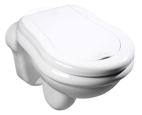 Przejdź do produktu RETRO WC wiszące, 38x52cm, biały