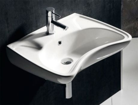 Przejdź do produktu HANDICAP umywalka ceramiczna dla niepełnosprawnych 59,5x45,6cm, biały
