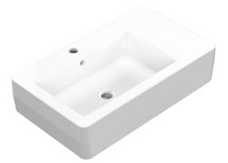 EGO umywalka ceramiczna 75x43cm, z blatem