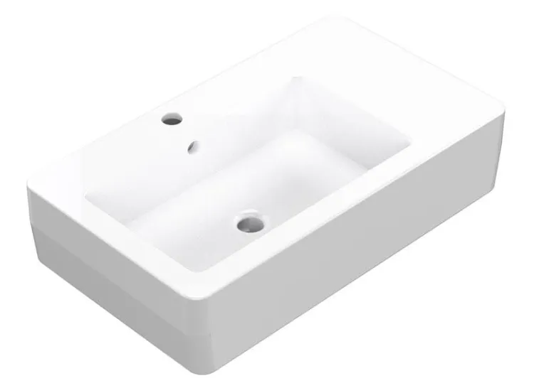 EGO umywalka ceramiczna 75x43cm, z blatem