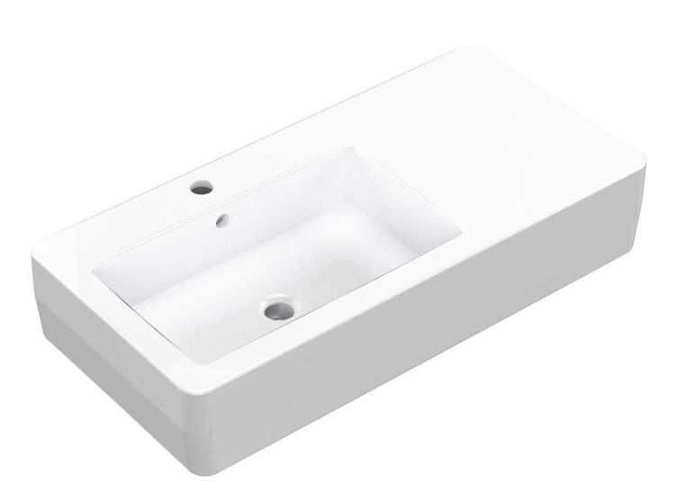 EGO umywalka ceramiczna 90x43cm, z blatem