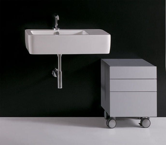 EGO umywalka ceramiczna 90x43cm, z blatem