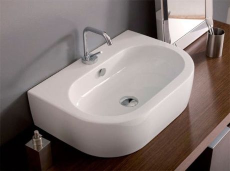 Przejdź do produktu FLO umywalka ceramiczna 60x42cm, biały
