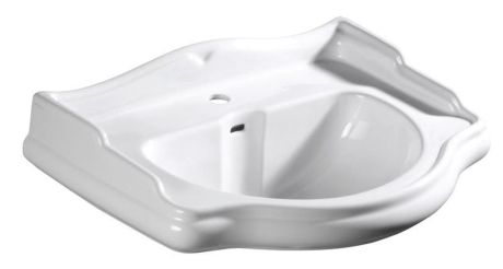 Przejdź do produktu RETRO umywalka ceramiczna 56x46,5cm, biały