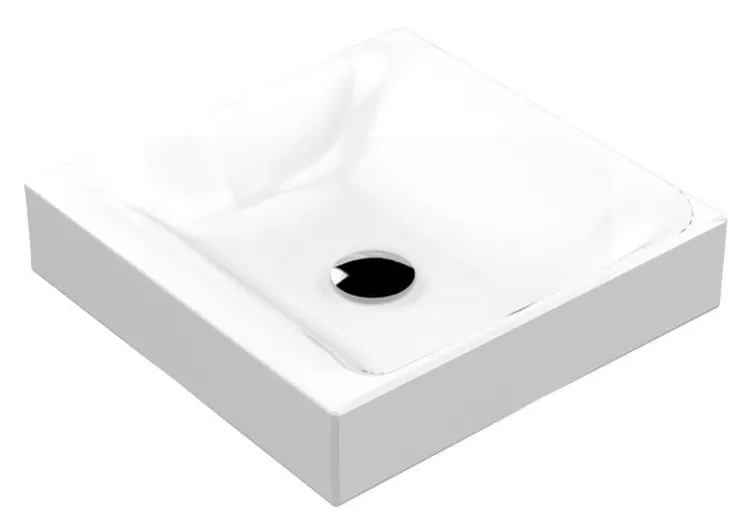 CENTO umywalka ceramiczna nablatowa 45x45cm