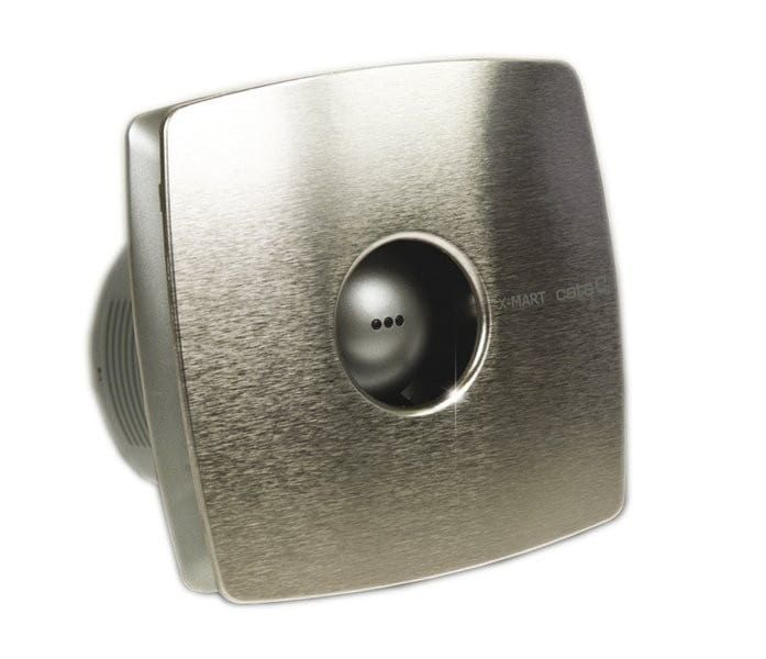 X - MART 12T wentylator łazienkowy z wył. czasowym, 20W, wylot 120mm, st.nierdz.