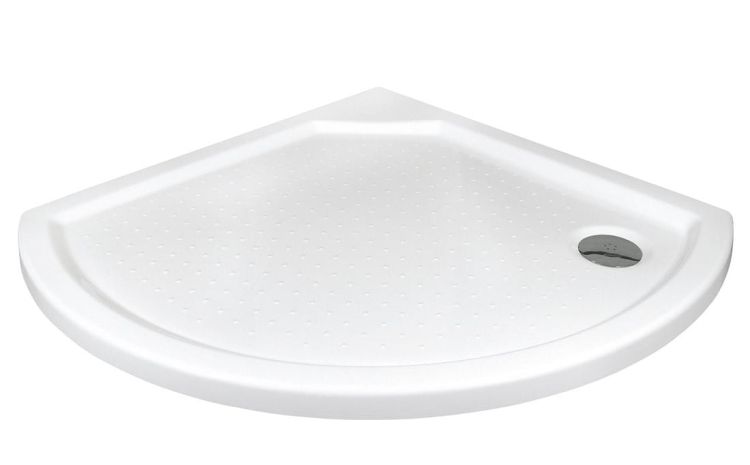 DITA 80 brodzik kompozytowy, półokrągły 80x80x4cm, R590