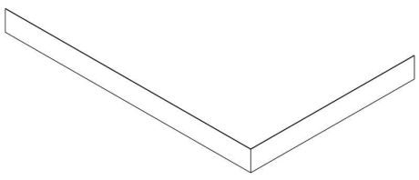 Przejdź do produktu SARA obudowa czołowa 100x80cm, wysokość 10cm, prawa