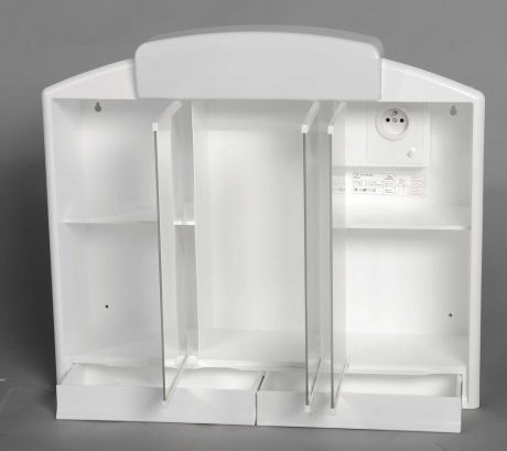 Przejdź do produktu RANO szafka z lustrem 59x51x16cm, 2x12W, biały