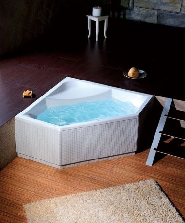 Przejdź do produktu FLOSS wanna narożna 145x145x50cm, biały