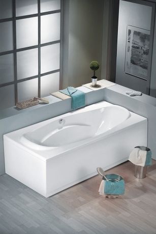 Przejdź do produktu GARDA wanna prostokątna 190x90x45cm, biała