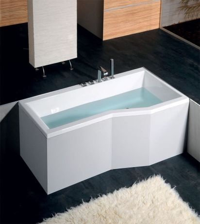 Przejdź do produktu VERSYS R wanna asymetryczna 160x84x70x47cm, biały