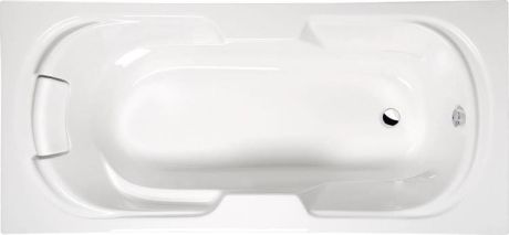 Przejdź do produktu KAILA wanna prostokątna 190x88x43cm, biała, biały podgłówek