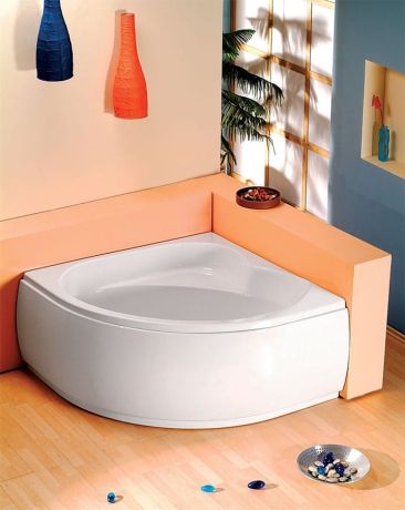 Przejdź do produktu SIRIUS wanna narożna 130x130x43cm, biały