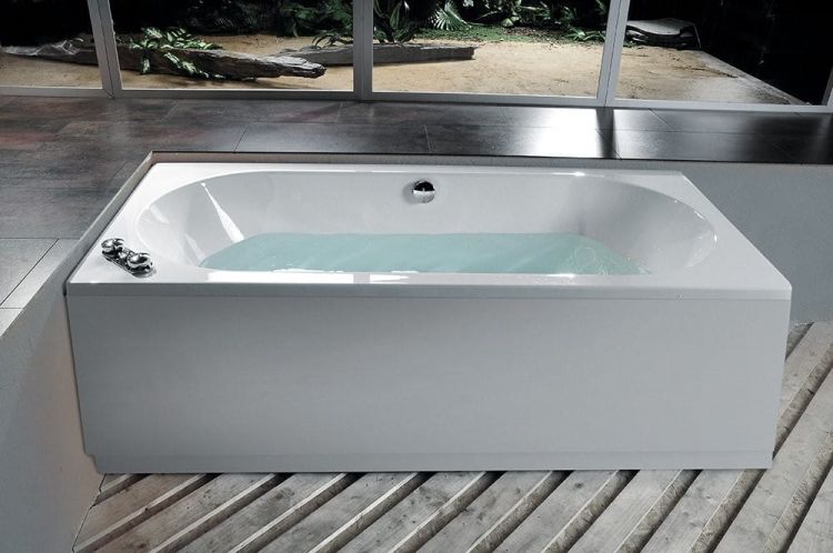 VIVA B wanna prostokątna 175x80x47cm, biała