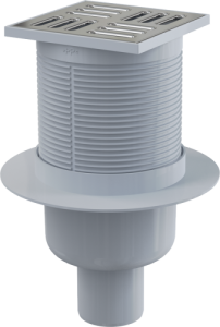 Kratka ściekowa 105x105/50 mm odpływ pionowy Alcaplast APV32