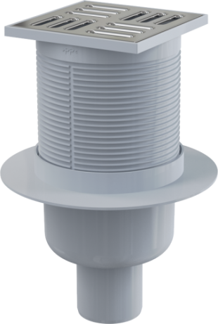 Przejdź do produktu Kratka ściekowa 10,5x10,5 cm odpływ pionowy do okresowego wykorzystania Alcaplast APV32