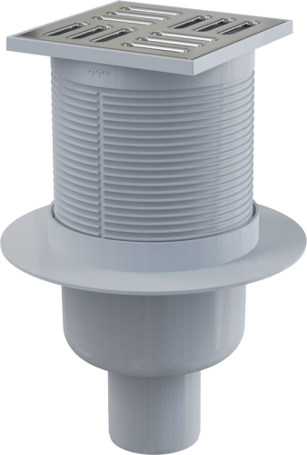 Kratka ściekowa 105x105/50 mm odpływ pionowy Alcaplast APV32