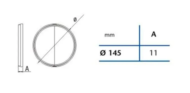 Zawór zwrotny 150mm