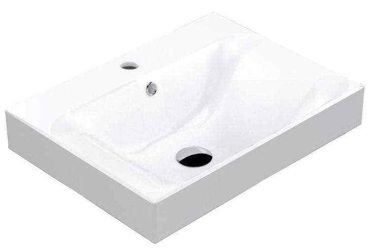 CENTO umywalka ceramiczna 60x45cm, głęboka