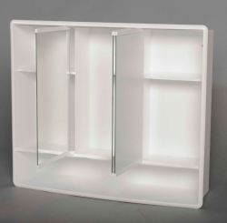 LYMO szafka z lustrem 58x49x14,7cm, plastik