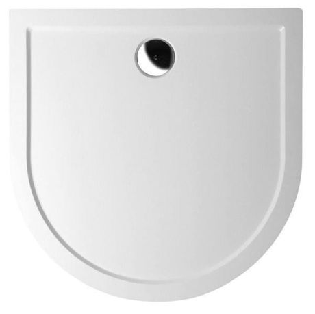Przejdź do produktu ISA brodzik prysznicowy kompozytowy, półokragły 90x90cm, biały