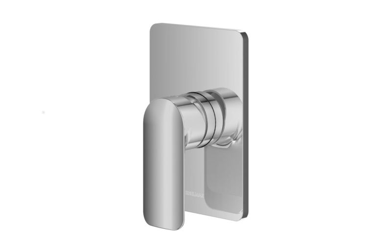 Bateria prysznicowa, podtynkowa 1-drożna 10x16 cm Kohlman Texen QW220T chrom