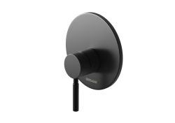 Bateria prysznicowa podtynkowa 16 cm czarna Kohlman Roxin QW220RB