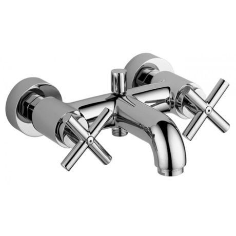 Przejdź do produktu Bateria wannowa ścienna 20 cm Retro korpus Paffoni Quattro QTV022 chrom