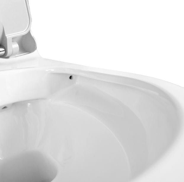 Bezrantowa Miska WC Z Wbudowanym Bidetem 2 W 1 Mieszacz W Komplecie Mineral MA 5201