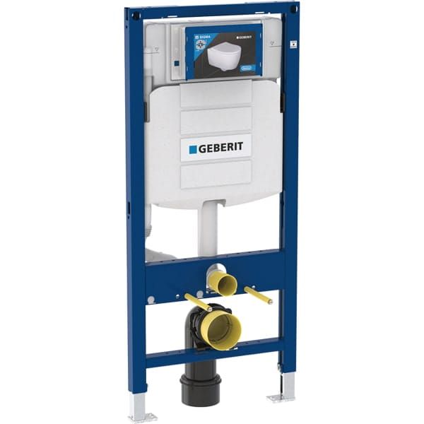 Element montażowy Geberit Duofix do wiszących misek WC, 112 cm, ze spłuczką podtynkową Sigma 12 cm