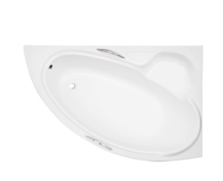Wanna asymetryczna 150x95 cm Besco Bianka 150 prawa