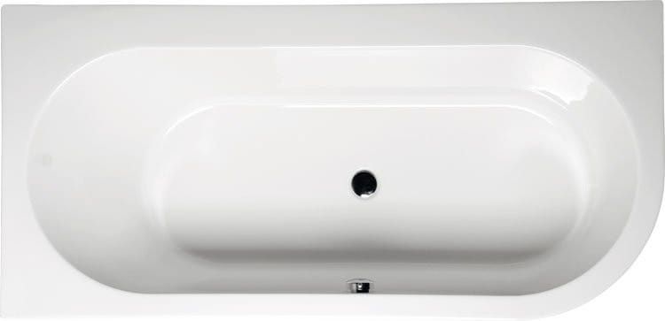 ASTRA L wanna asymetryczna 165x80x48cm, biała
