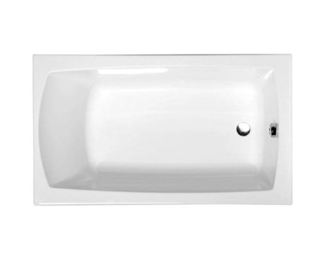Przejdź do produktu LILY wanna prostokątna 120x70x39cm, biały