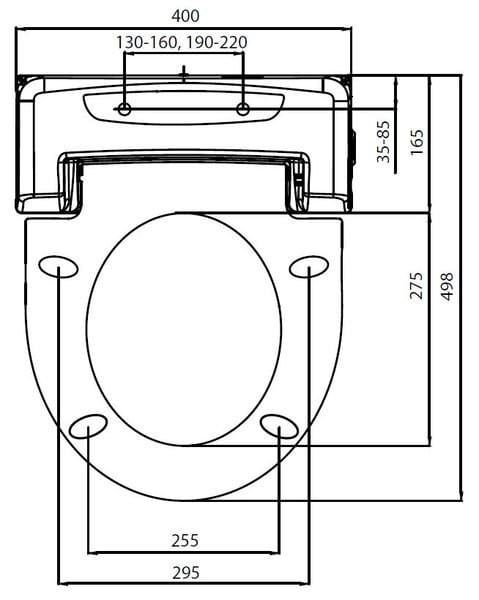 Blooming bidet elektroniczny ze zdalnym sterowaniem