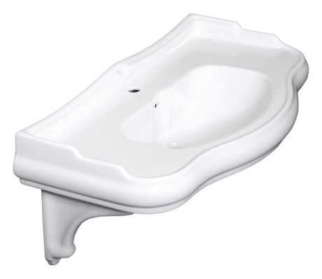 Przejdź do produktu RETRO ceramiczny reling do umywalki 105001, 1sztuka, biały