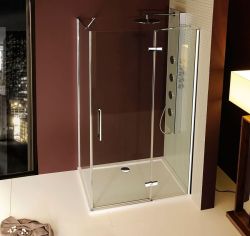 KARIA brodzik prysznicowy kompozytowy, prostokąt 90x80x4cm, biała