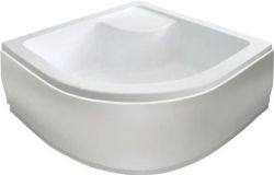 Brodzik prysznicowy, akrylowy półokrągły 80x80x28cm z nóżkami, R550
